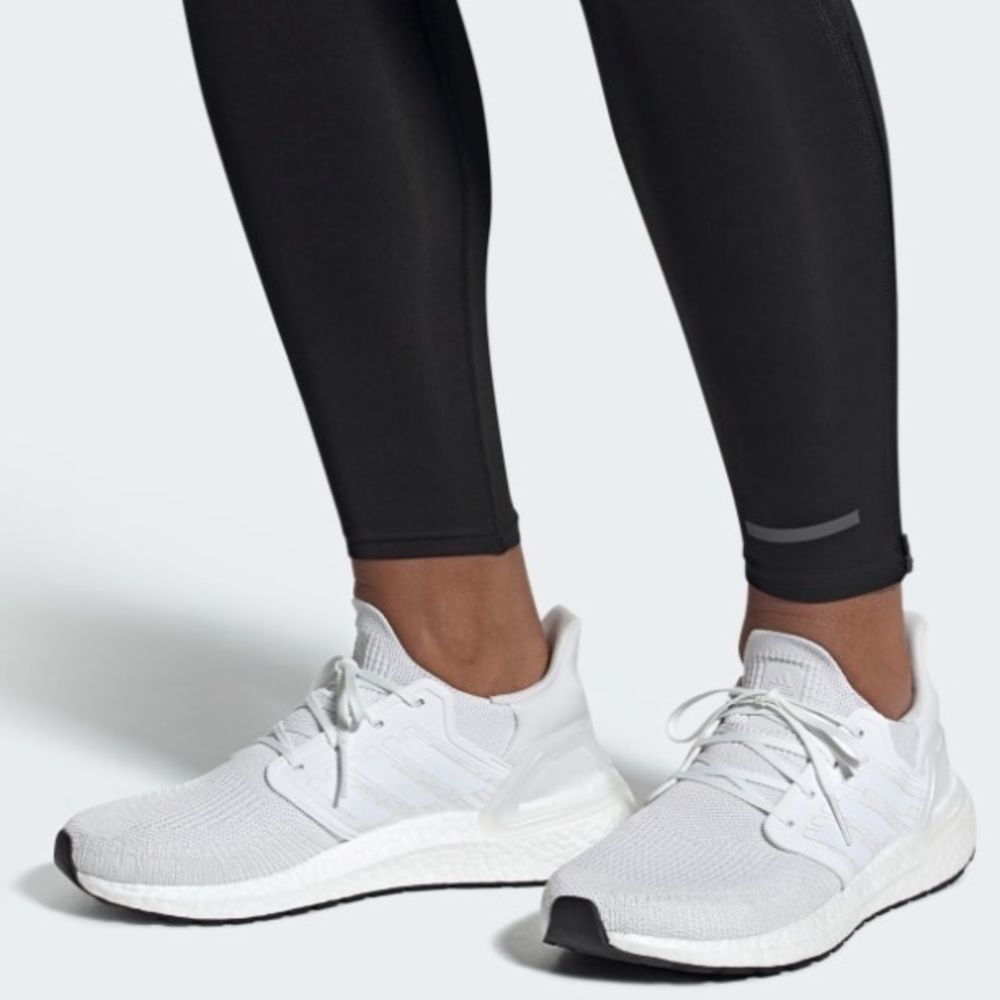adidas UltraBOOST 20 Triple White - Picture 2 of 9